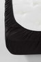L'essentiel linge de maison Juego de Sábanas Individuales 100x200cm Algodón Poliéster Negro Marrón Confortable