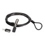 Conceptronic Candado para portátil Nano con llave, 1,8 m, Negro