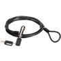 Conceptronic Candado para portátil Nano con llave, 1,8 m, Negro