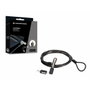 Conceptronic Candado para portátil Nano con llave, 1,8 m, Negro