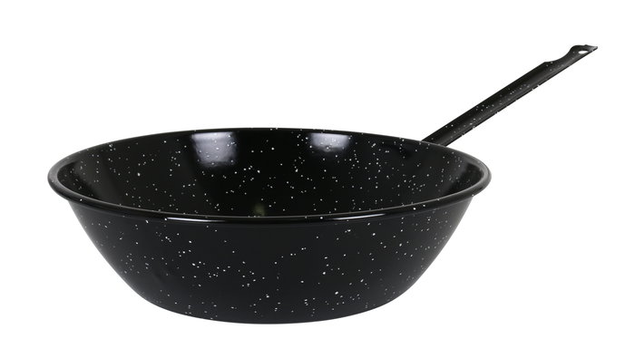 La Estrella Sarten Honda Bordonada 30 cm - 4.6L Jaspeada (8 Unidades)