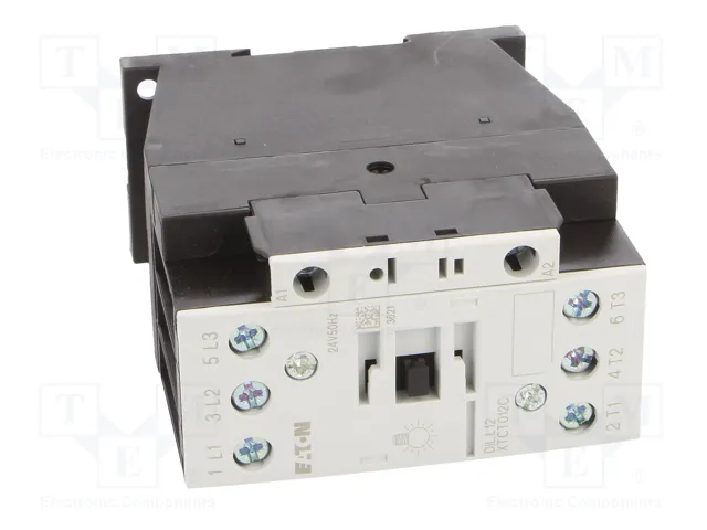 EATON ELECTRIC DILL12 Contactor 3-polar 12A 24VAC