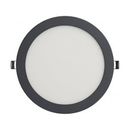 Synergy21 Synergy 21 LED Ultra Slim LED Panel Light V6 24W dual white (CCT) Schwarz 24V