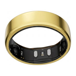 RingConn Smart Ring Gen2 para Mujer y Hombre - Anillo Inteligente con Monitor de Sueño, Fitness, Frecuencia Cardíaca y SpO2 - IP68 - Talla 10 - Color Dorado