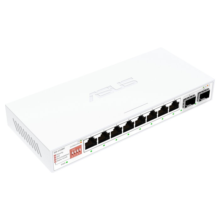 ASUS QG-U1080 Switch de red 8 puertos 2.5G + 2 puertos 10G SFP+