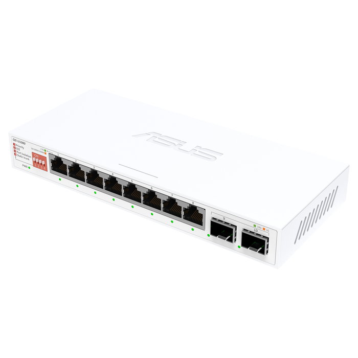 ASUS QG-U1080 Switch de red 8 puertos 2.5G + 2 puertos 10G SFP+