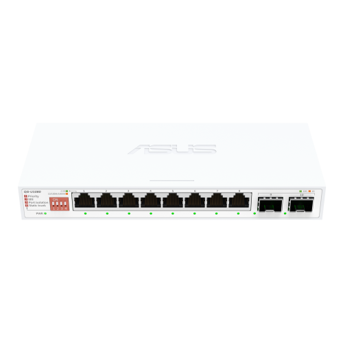 ASUS QG-U1080 Switch de red 8 puertos 2.5G + 2 puertos 10G SFP+