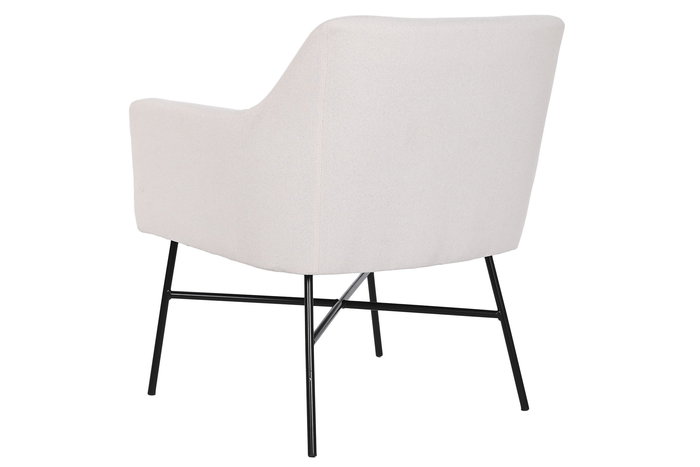 DKD Home Decor Sillon Scandi Greige Negro 62 x 75 x 66 cm DKD Home Decor Sillon Scandi Greige Negro 62 x 75 x 66 cm