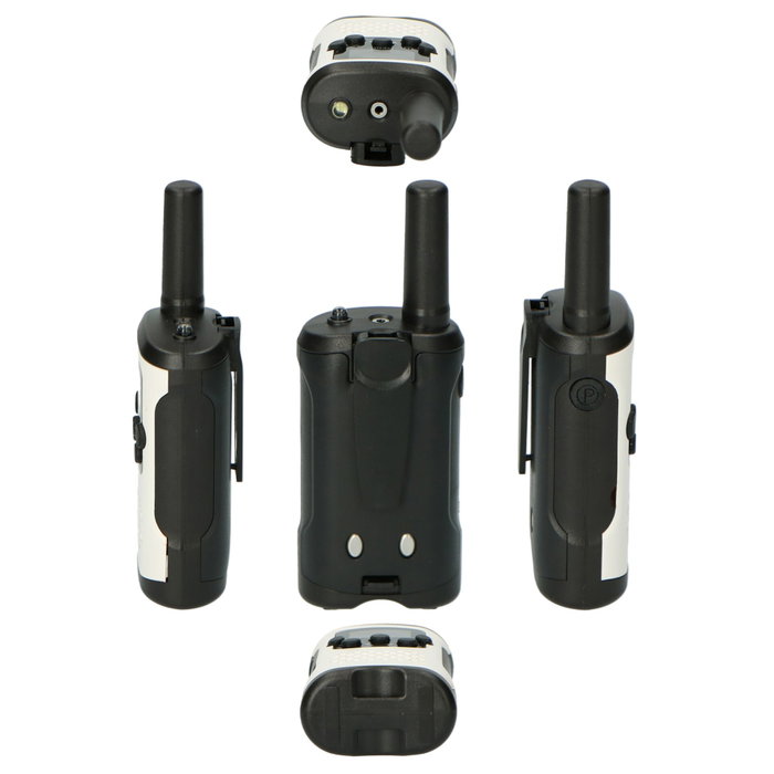 Alecto FR-175 Set de 2 Walkie Talkies 7 km Blanco/Negro Alecto FR-175 Set de 2 Walkie Talkies 7 km Blanco/Negro