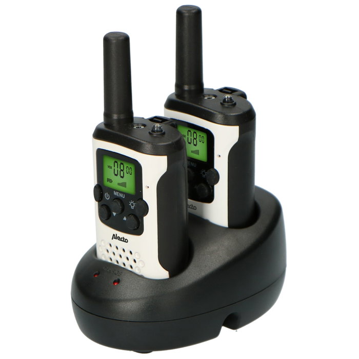 Alecto FR-175 Set de 2 Walkie Talkies 7 km Blanco/Negro Alecto FR-175 Set de 2 Walkie Talkies 7 km Blanco/Negro