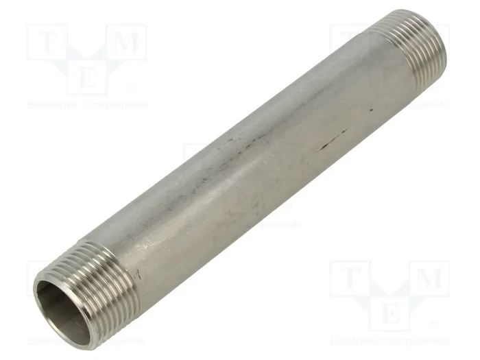 GEBO Conector de conexión G316 en acero inoxidable AISI 316L de 150 mm con rosca G 3/4 el externo GEBO Conector de conexión G316 en acero inoxidable AISI 316L de 150 mm con rosca G 3/4 el externo