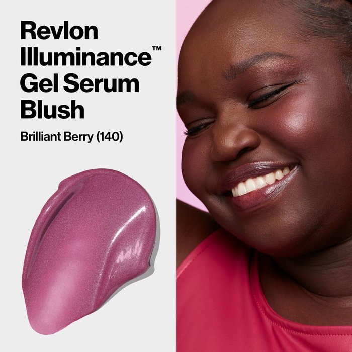 Revlon Mass Market ILLUMINANCE Colorete en Gel Sérum #140-Brillant Berry Revlon Mass Market ILLUMINANCE Colorete en Gel Sérum #140-Brillant Berry