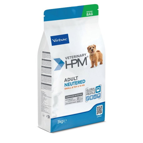 Virbac HPM Adult Neutered Small & Toy 3 kg