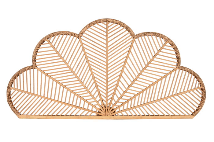 DKD Home Decor Cabecero de Bambú y Ratán Caflo Marrón Claro DKD Home Decor Cabecero de Bambú y Ratán Caflo Marrón Claro