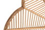 DKD Home Decor Cabecero de Bambú y Ratán Caflo Marrón Claro