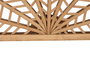 DKD Home Decor Cabecero de Bambú y Ratán Caflo Marrón Claro