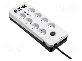 EATON ELECTRIC Regleta de alimentación PB8TUF con 8 tomas y 2 USB
