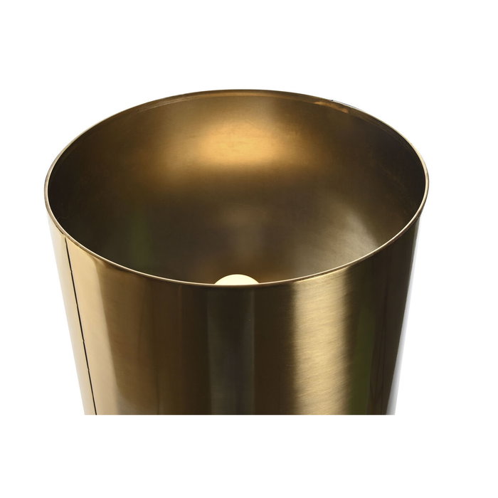 DKD Home Decor Lámpara de Sobremesa Metal Dorado 25x25x60