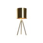 DKD Home Decor Lámpara de Sobremesa Metal Dorado 25x25x60