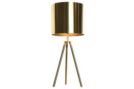 DKD Home Decor Lámpara Sobremesa Moderno Dorado Metal 25 x 60 x 25 cm
