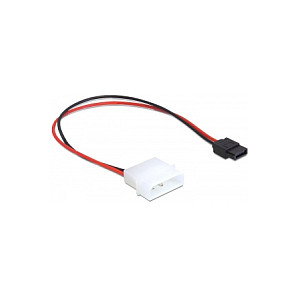 DeLOCK 82913 Cable de alimentación Molex 4 pin a Slim SATA 6 pin de 24,5 cm DeLOCK 82913 Cable de alimentación Molex 4 pin a Slim SATA 6 pin de 24,5 cm