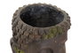 DKD Home Decor Macetero Buda Envejecido Negro