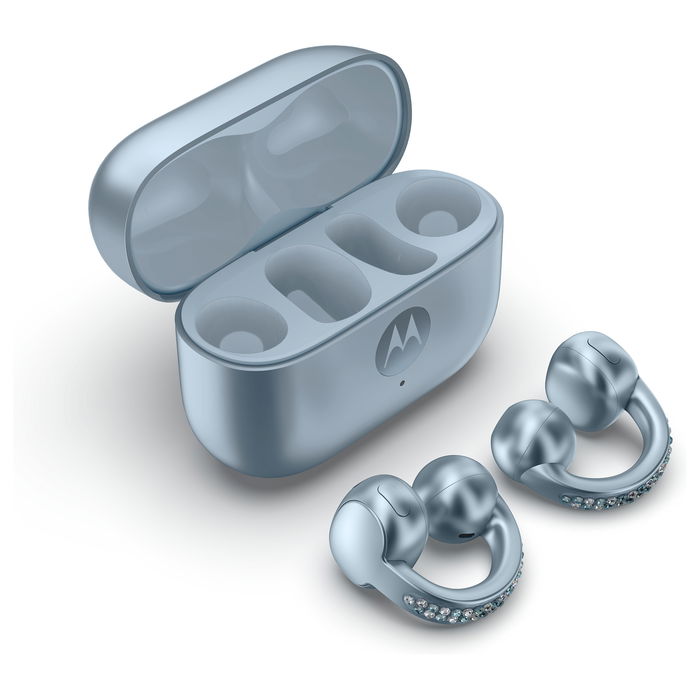 Motorola razr 40 Ultra - Bundle con moto buds loop - Smartphone plegable 6.9" P-OLED 120Hz, 256GB 8GB RAM, 5G, 50MP, Android 15, Batería 4500 mAh, Color Azul Motorola razr 40 Ultra - Bundle con moto buds loop - Smartphone plegable 6.9" P-OLED 120Hz, 256GB 8GB RAM, 5G, 50MP, Android 15, Batería 4500 mAh, Color Azul