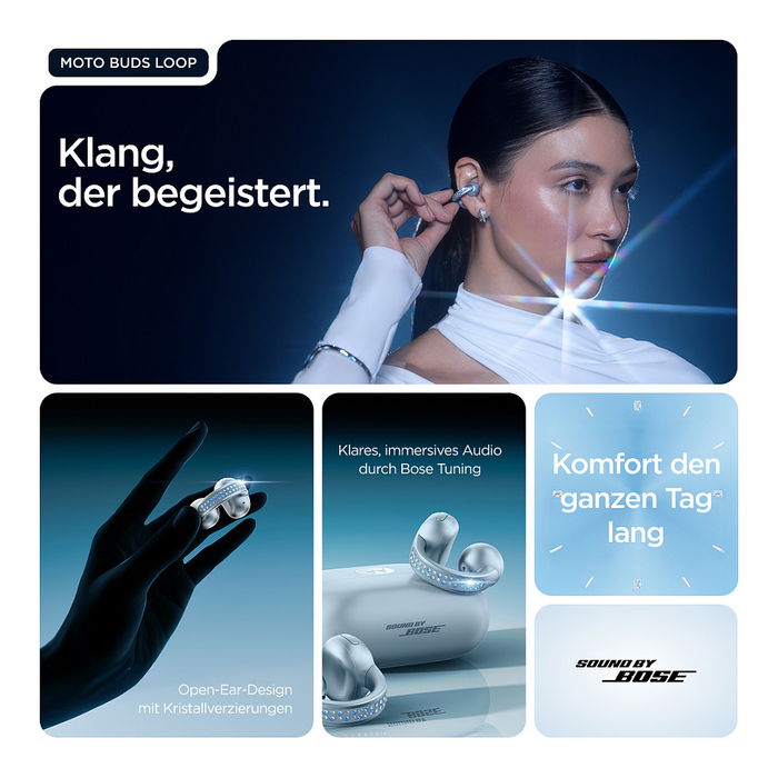 Motorola razr 40 Ultra - Bundle con moto buds loop - Smartphone plegable 6.9" P-OLED 120Hz, 256GB 8GB RAM, 5G, 50MP, Android 15, Batería 4500 mAh, Color Azul Motorola razr 40 Ultra - Bundle con moto buds loop - Smartphone plegable 6.9" P-OLED 120Hz, 256GB 8GB RAM, 5G, 50MP, Android 15, Batería 4500 mAh, Color Azul