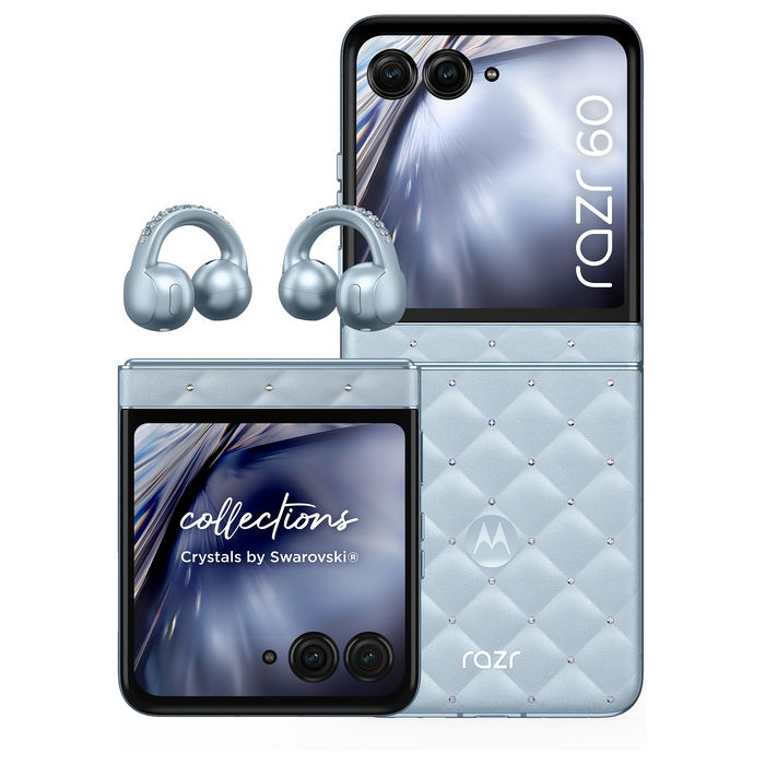 Motorola razr 40 Ultra - Bundle con moto buds loop - Smartphone plegable 6.9" P-OLED 120Hz, 256GB 8GB RAM, 5G, 50MP, Android 15, Batería 4500 mAh, Color Azul Motorola razr 40 Ultra - Bundle con moto buds loop - Smartphone plegable 6.9" P-OLED 120Hz, 256GB 8GB RAM, 5G, 50MP, Android 15, Batería 4500 mAh, Color Azul