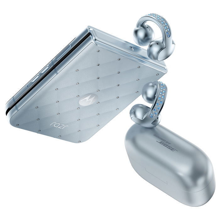 Motorola razr 40 Ultra - Bundle con moto buds loop - Smartphone plegable 6.9" P-OLED 120Hz, 256GB 8GB RAM, 5G, 50MP, Android 15, Batería 4500 mAh, Color Azul Motorola razr 40 Ultra - Bundle con moto buds loop - Smartphone plegable 6.9" P-OLED 120Hz, 256GB 8GB RAM, 5G, 50MP, Android 15, Batería 4500 mAh, Color Azul