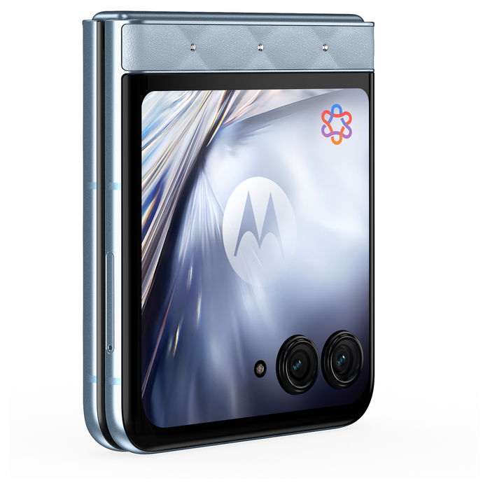 Motorola razr 40 Ultra - Bundle con moto buds loop - Smartphone plegable 6.9" P-OLED 120Hz, 256GB 8GB RAM, 5G, 50MP, Android 15, Batería 4500 mAh, Color Azul Motorola razr 40 Ultra - Bundle con moto buds loop - Smartphone plegable 6.9" P-OLED 120Hz, 256GB 8GB RAM, 5G, 50MP, Android 15, Batería 4500 mAh, Color Azul