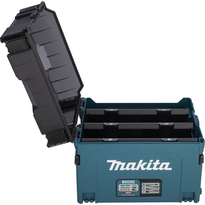 Makita 1914U0-3 Maletín de carga para 12 baterías 40V max. Makita 1914U0-3 Maletín de carga para 12 baterías 40V max.