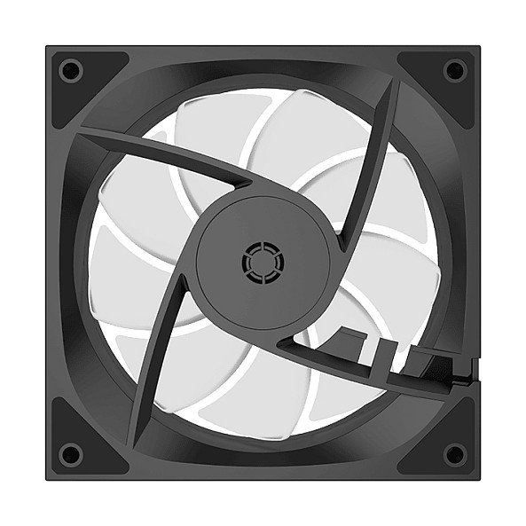 Xilence XPF120UR.ARGB Ventilador con iluminación ARGB y hoja reversible, Negro