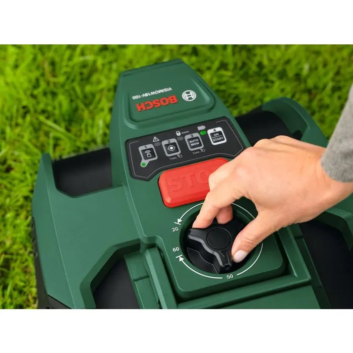 BOSCH BOS4053423706567 VisiMow100 con Kit EEU y Cuchillas