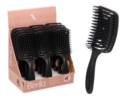 BERILO Cepillo Cabello Rectangular Negro