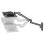 Ergotron LX Pro Tastatur-/Mausablage mit Stützarmhalterung - Verstellbar, Gris, Montaje en Pared