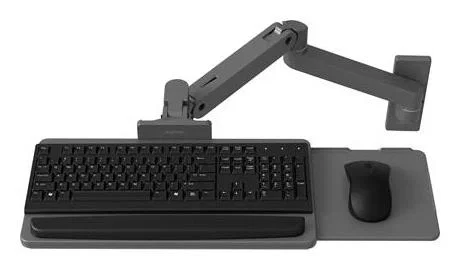 Ergotron LX Pro Brazo para teclado y ratón de pared gris oscuro