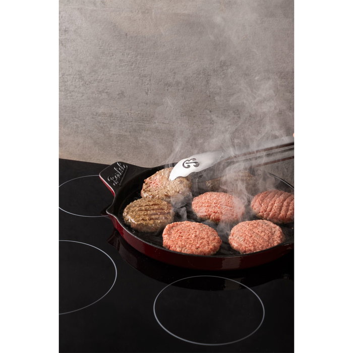 Berkel Sartén de Parrilla de Hierro Fundido, Rojo
