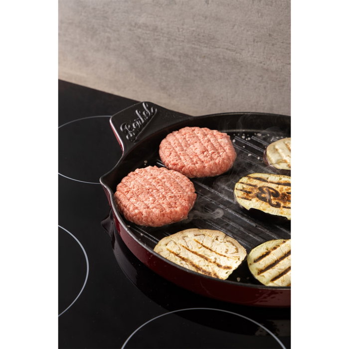 Berkel Sartén de Parrilla de Hierro Fundido, Rojo
