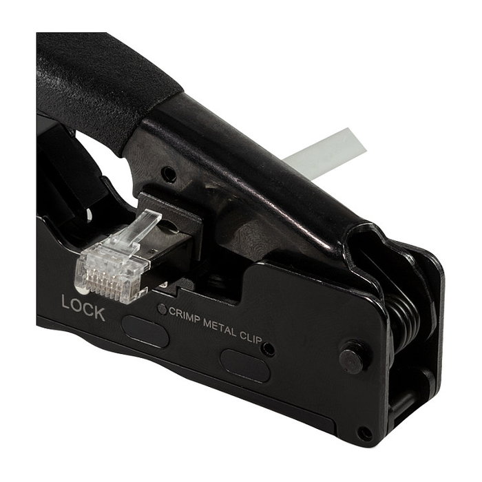 LogiLink Herramienta de crimpado modular Cat5e/Cat6/Cat6A/RJ12