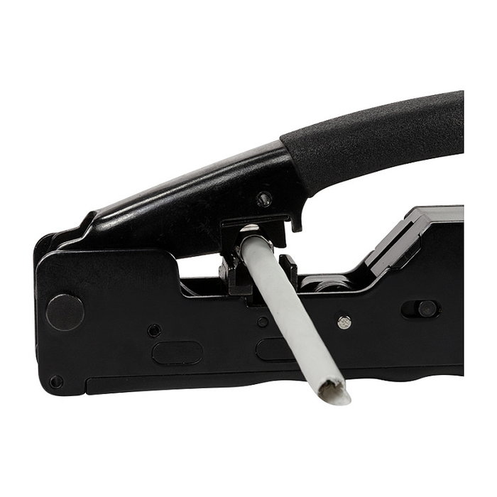 LogiLink Herramienta de crimpado modular Cat5e/Cat6/Cat6A/RJ12