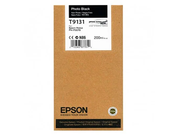 Epson T9131 Photo Black Cartucho de Tinta 200ml para SureColor SC-P5000