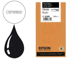 Epson T9131 Photo Black Cartucho de Tinta 200ml para SureColor SC-P5000