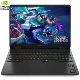 HP Omen 16-an0012NS Gaming - Portátil Gaming Slim 16" (40.6 cm) 2K 165Hz, Intel Core Ultra 7 255H, 32GB RAM, 1TB SSD, NVIDIA GeForce RTX 5070 8GB, FreeDOS, Ref D14JMEA