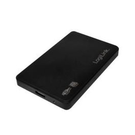 LogiLink Carcasa externa de 2,5 pulgadas USB 3.0 sin tornillos, negro