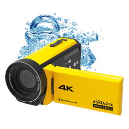 Easypix Aquapix WDV5630 Videocámara 4K Ultra HD 13 MP Pantalla de 7,62 cm (3") Color Amarillo