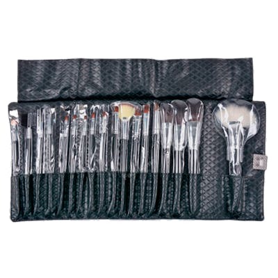 Bifull Set 18 Pinceles de Piel Cleissy Black