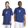 Camiseta de Manga Corta Hombre Adidas Drink Azul 15-16 Años