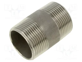 GEBO Conector de conexión AISI 316L 60mm G 1 1/4 pulg externo de la serie G316
