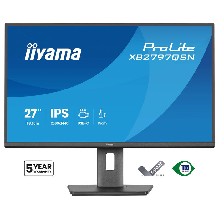 Iiyama ProLite XB2797QSN-B1 Monitor de 27 pulgadas Quad HD IPS
